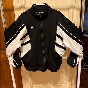 Adidas Black and White Climacool Track Jacket